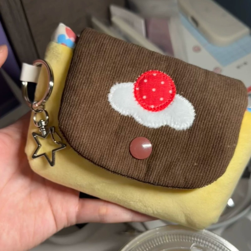 Vintage Collectible Coins - 1pc Ins Vintage Plush Camera Bag