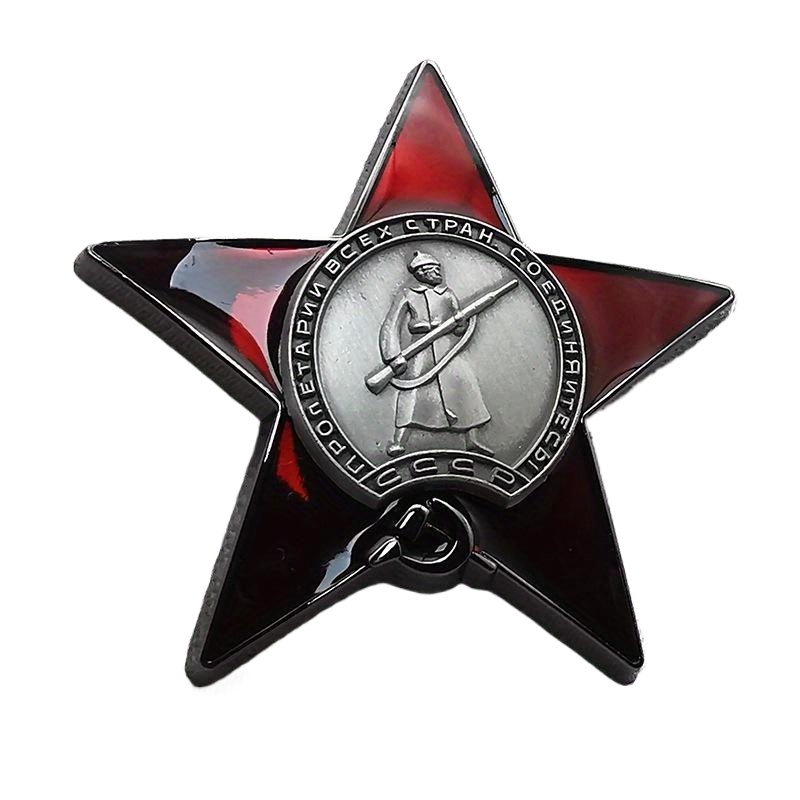 Collectible Vintage Brooches - 1Pc Red Star Badge Lapel Pins