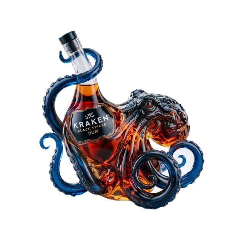 Whiskey Decanter, Sea Monster  - Vintage Collectible Glassware ulasan dan harga