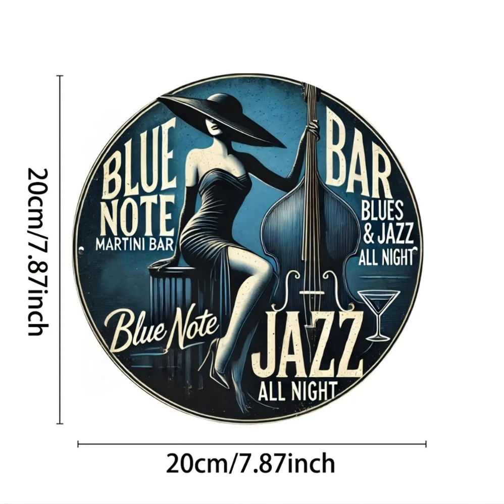 Blue Note Jazz Martini Bar Vin - Vintage Collectible Plates ulasan dan harga