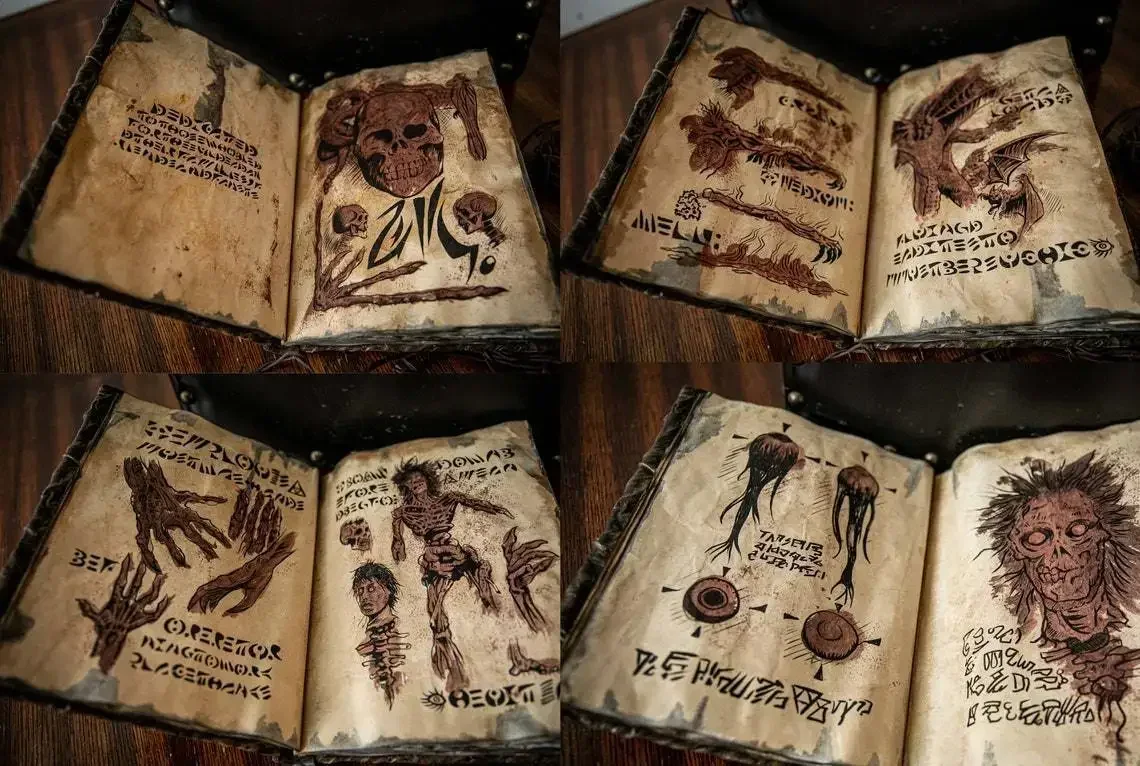 Vintage Necronomicon - Dark Ma - Vintage Collectible Books ulasan dan harga