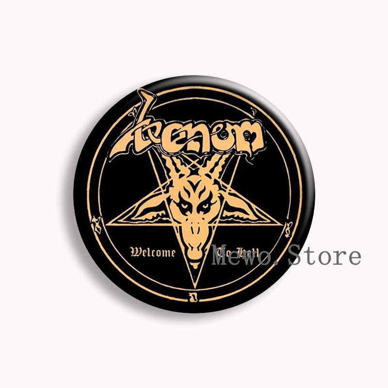 Rock Mayhem Band Soft Button P - Collectible Vintage Brooches ulasan dan harga