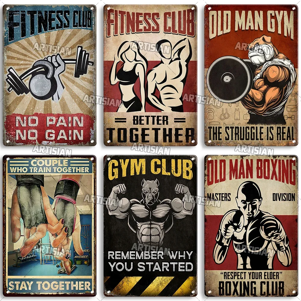 Old Man Gym Club Inspirational - Vintage Collectible Plates ulasan dan harga