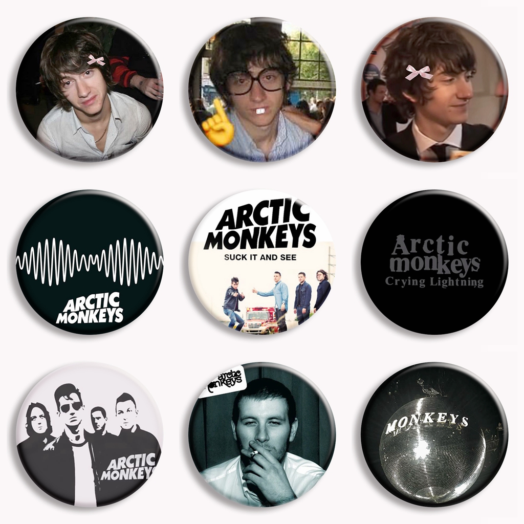 Vintage Arctic Monkeys Music B - Collectible Vintage Brooches ulasan dan harga