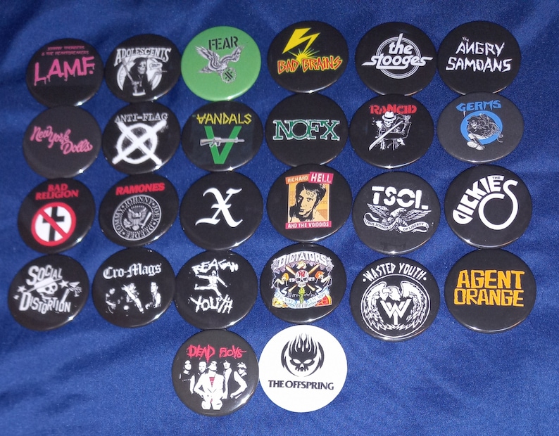 Vintage US Punk Rock Band Pinb - Collectible Vintage Brooches ulasan dan harga