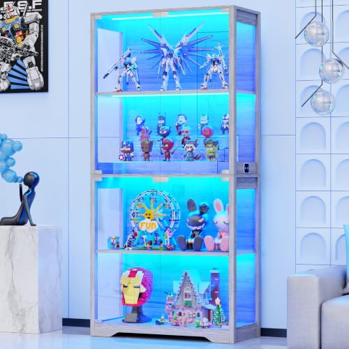 Display Cabinet with Glass Doo - Collectible & Vintage Dolls For Wedding ulasan dan harga