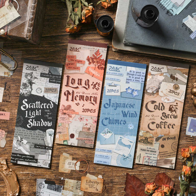 20pcs/lot Vintage Die-Cut Stic - Vintage Collectible Books ulasan dan harga