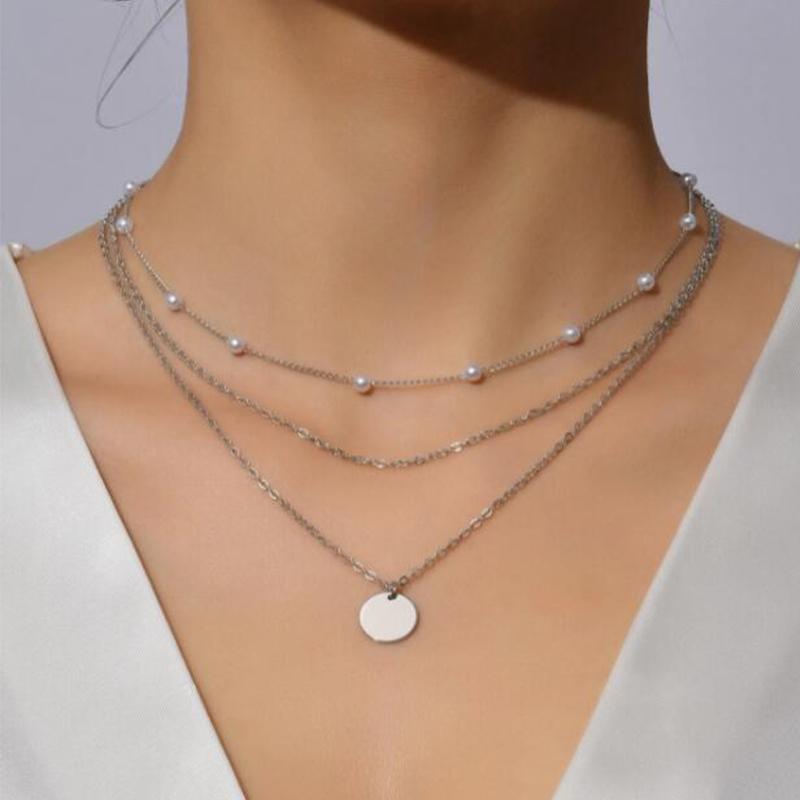 Vintage Necklace Gold Color Ch - Vintage Collectible Coins ulasan dan harga