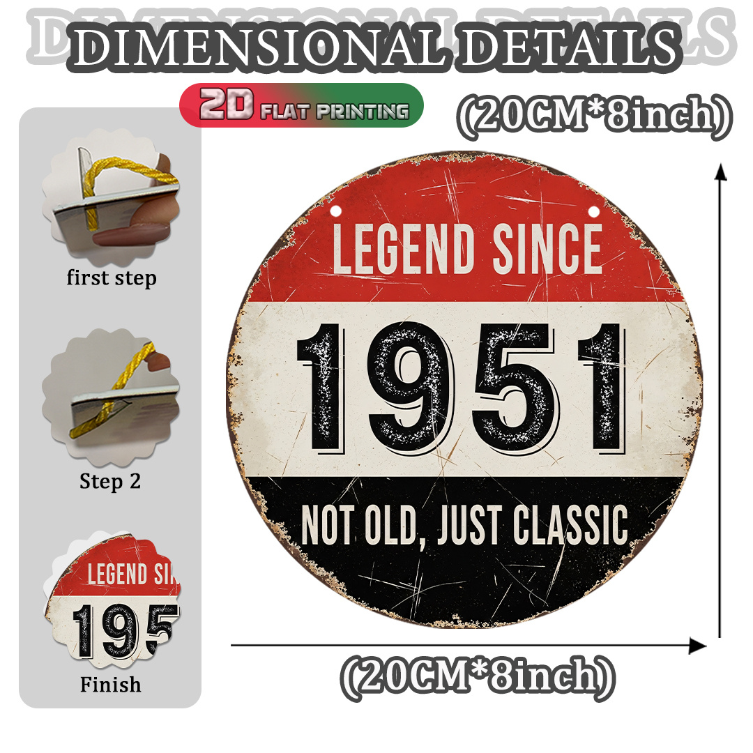 2D Flat, 1pc 1951 Vintage Alum - Vintage Collectible Plates ulasan dan harga