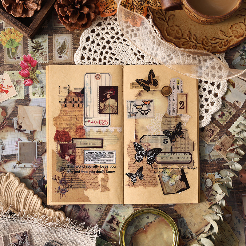 20 Sheets Vintage Die Cut Stic - Vintage Collectible Books ulasan dan harga