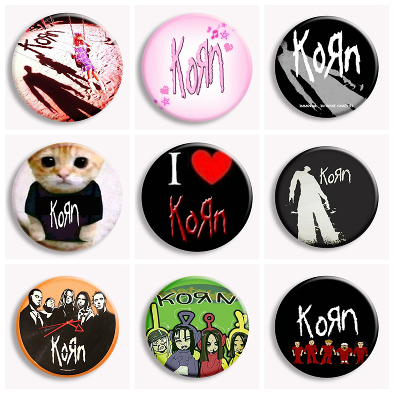 Hip Hop Korn Music Rock Band C - Collectible Vintage Brooches ulasan dan harga