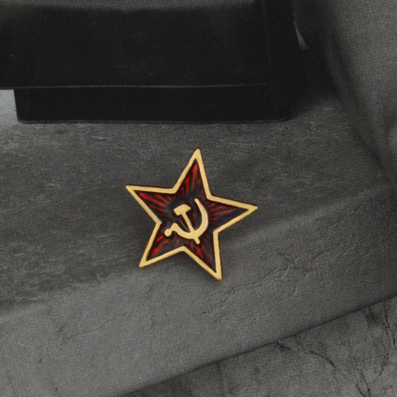 USSR Red Star Badge Lapel Pins - Collectible Vintage Brooches ulasan dan harga