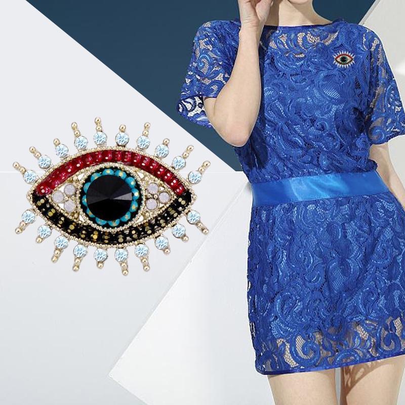 New Evil Eye Badges Cosplay An - Collectible Vintage Brooches ulasan dan harga
