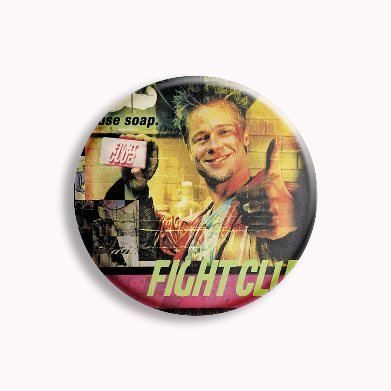 Retro Classic Movie Fight Club - Collectible Vintage Brooches ulasan dan harga