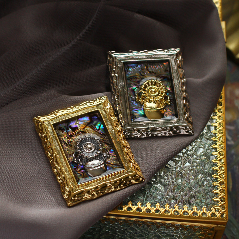 Muylinda Vintage Van Gogh Sunf - Collectible Vintage Brooches ulasan dan harga