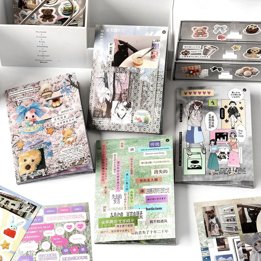 MINKYS 20 sheets/Piece Cute Jo - Vintage Collectible Books ulasan dan harga